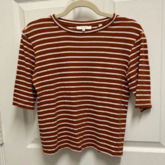 Vince Clay Striped Top - Picture 1 of 6